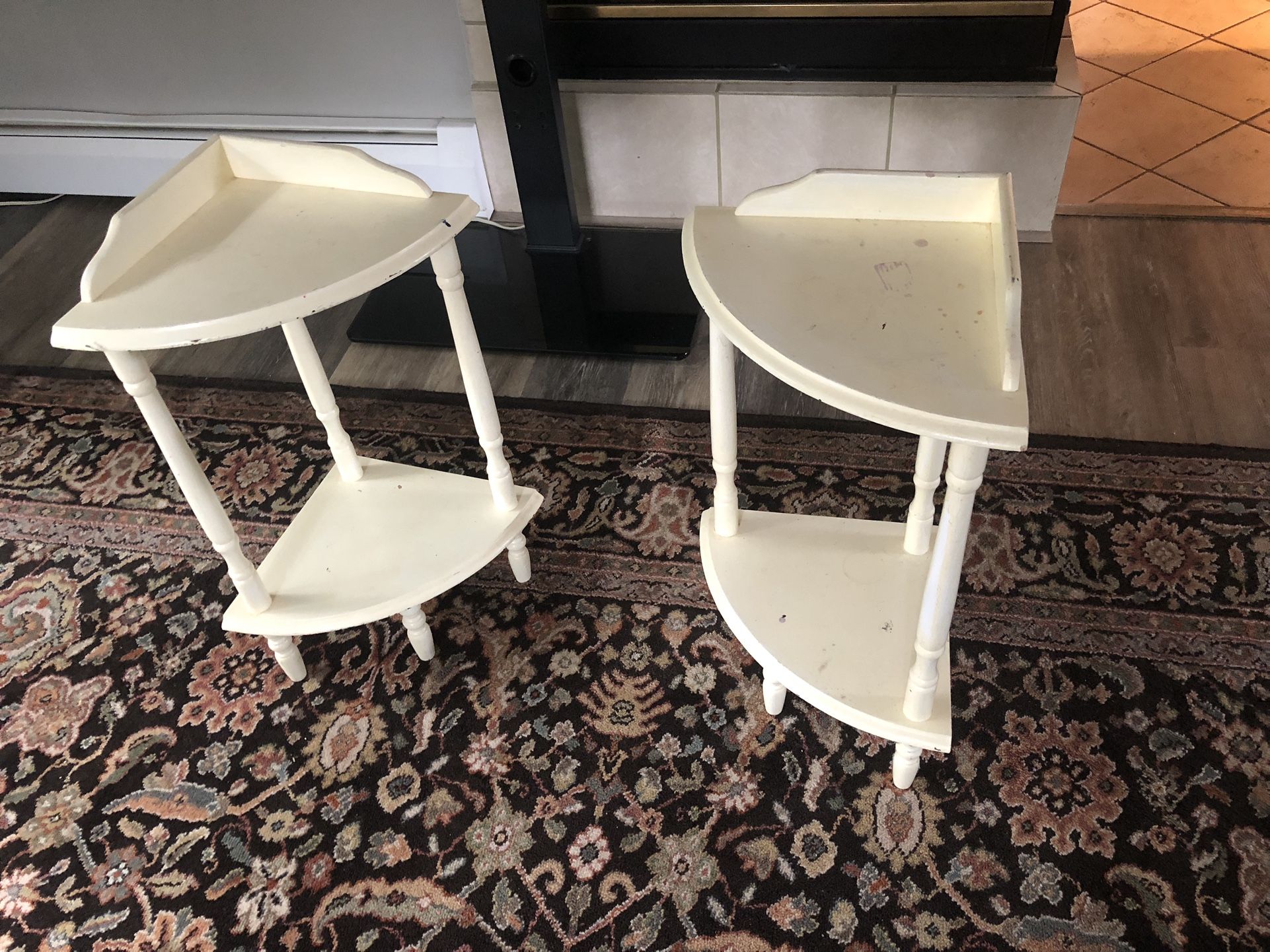 2 Corner Plant Stands
