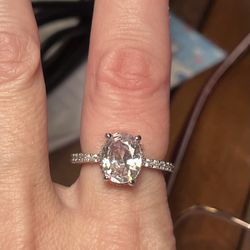 Oval Cut Costume Ring- Size 5.5