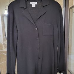 Womens Due Per Due Collection Sweather Jacket Medium