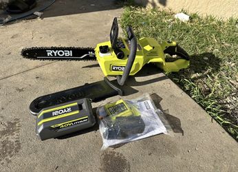 40V HP Brushless 14 in. Battery Chainsaw with 4.0 Ah Battery and Charger