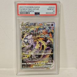 Crown Zenith Mewtwo VSTAR PSA 10