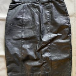  Leather Vintage Pencil Skirt