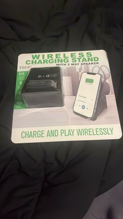 Wireless Charging Stand With Built In Speaker 