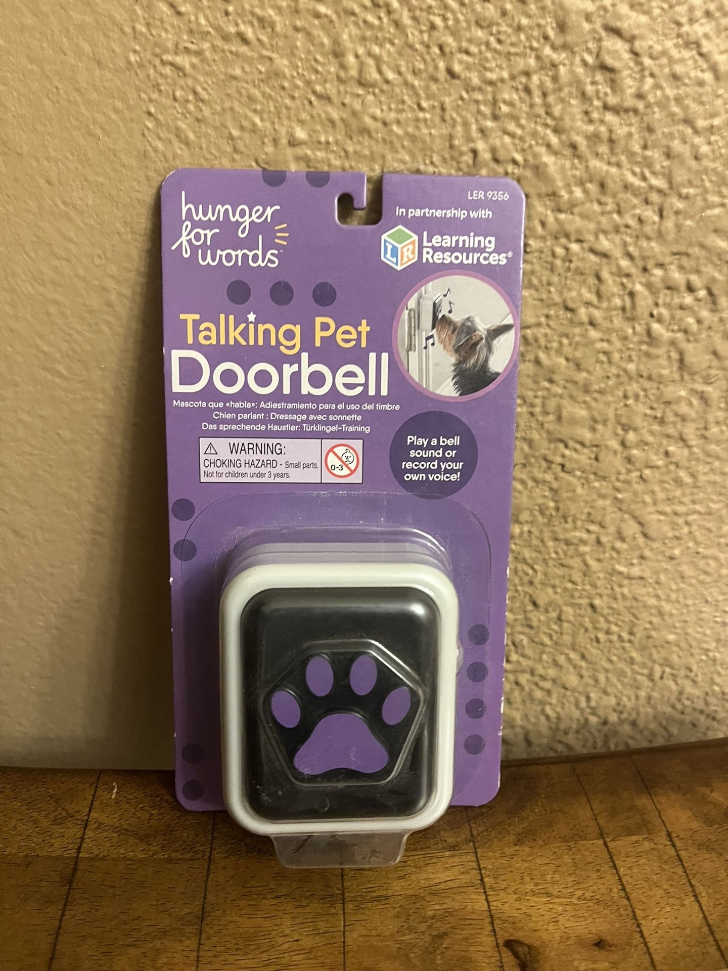 Talking Pet Doorbell (Never Opened)