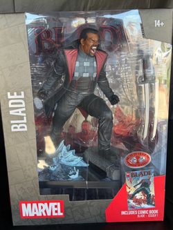 BLADE McFarlane 7” Figure Marvel Platinum Edition includes comic book