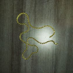 Gold Rope Chain 24in