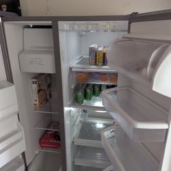 We’re pool refrigerator side-by-side