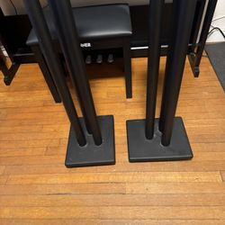 36” Speaker stands - Pair - Metal - 