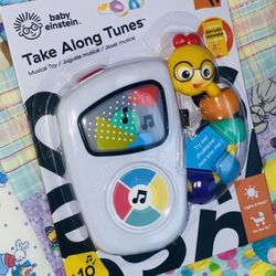 3+ Months Baby Einstein Take Along Tunes Musical Toy W: 10 Different Songs✔️