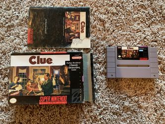 Super Nintendo Clue Complete!
