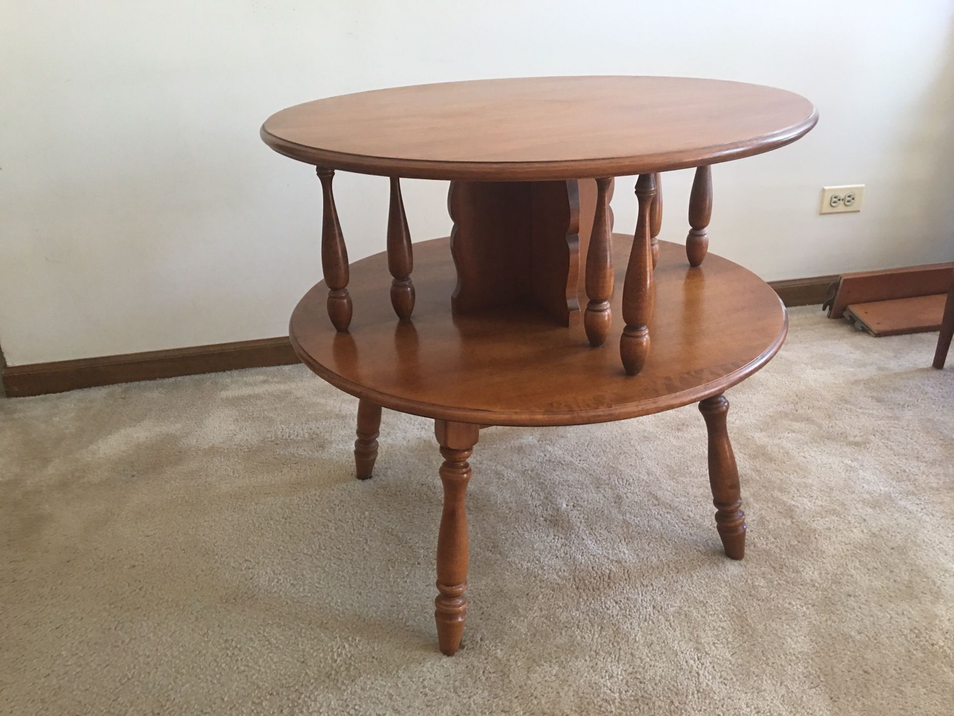 Table /for lamps/ also is a bookcase excellent condition