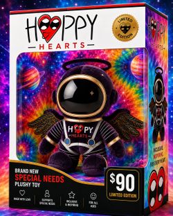 Brand new happy heart special needs plushy toy