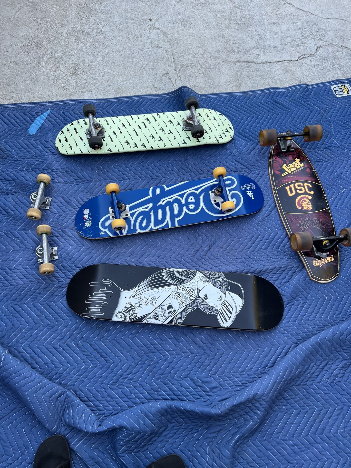 Bundle Of Skateboards