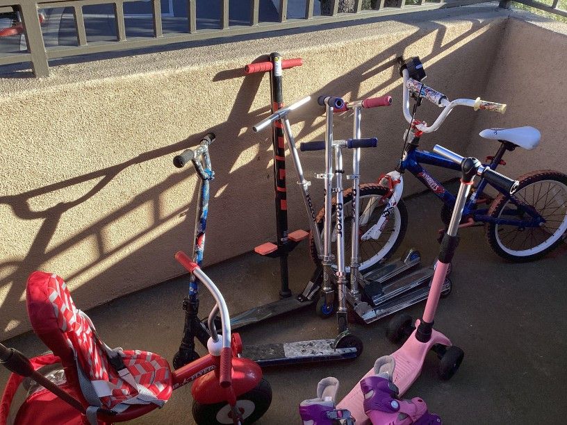 Scooter+ Bicycle+ Pattan All For $99