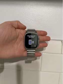 Apple Watch Ultra 2 Stainless Steel Unlocked Authentic WATCH BAND & CHARGER INCLUDED