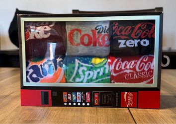 FREE- Coca-Cola Novelty Socks Gift Box Set