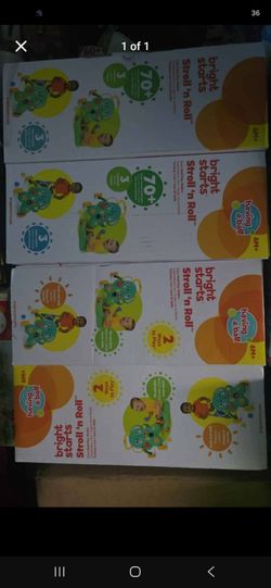 Bright Starts Stroll 'n Roll Baby Toy (x4)