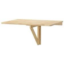 IKEA Norbo Wall-mounted drop-leaf table, birch (31”Wx21”D)