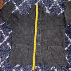 Jones New York Signature Size 1X Wool Blend Cardigan Sweater /jacket /shacket