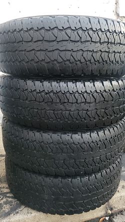 Four matching Firestone tires for sale 265/70/17