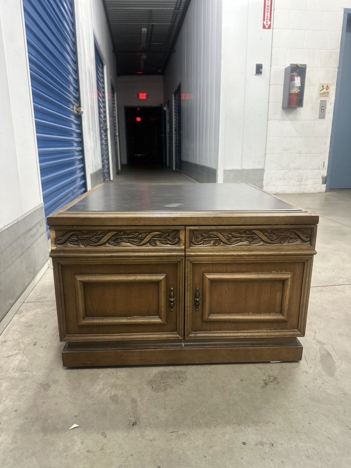 Solid Wood Marble Top CoffeeTable (heavy)