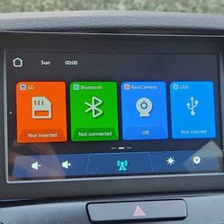 Carplay Screen for Car - 7 inch Carplay with Backup Camera, Smart Stereo with Touch Screen for Android and Other System, Car Play Box for Rad