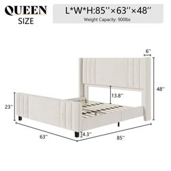Cream King Size Frame