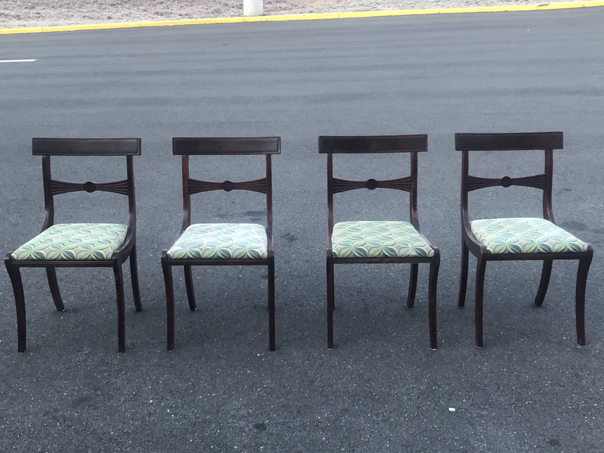 Four antique Mahogony chairs