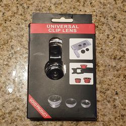 Universal Clip Lens 3 In 1 Kit Macro Wide Angle Fisheye