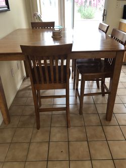 Kitchen table with chairs