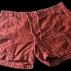 Old Navy Women's Red Cargo Shorts