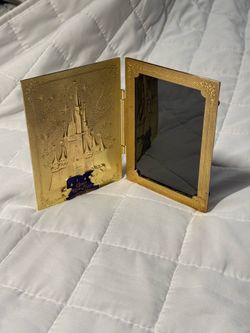 Toyko Disney Exclusive Picture Frame 4 x 6 Magic Castle Gold Made Japan