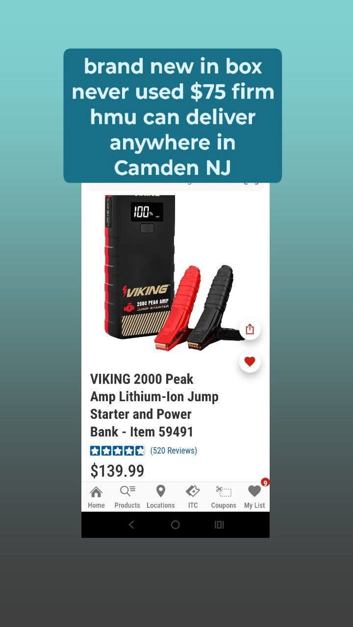 brand new Viking booster 2000