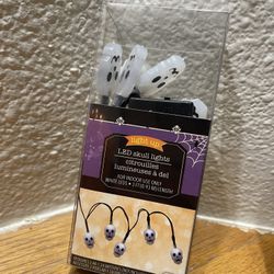 10 Led Halloween Skull Lights