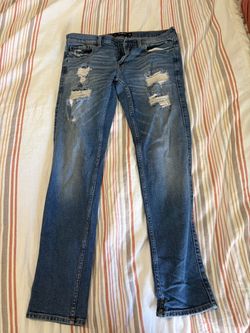 Hollister Distressed Light Wash Jeans