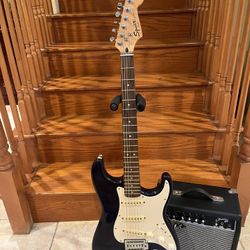 Squier Affinity Stratocaster W/ Fender Amp