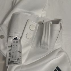 Adidas Boys Triple Stripe Traditional White Baseball Pants