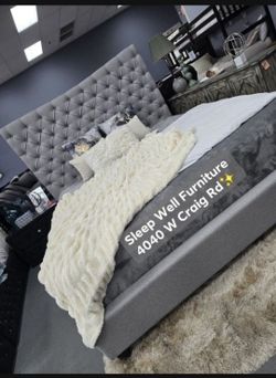 ✨️ King, Cal King, Queen Bed Frame ✨️ Furniture Sectionals, Bedrooms, Dining Avail