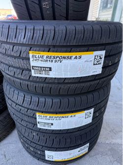 245/40R18 4 new tires Dunlop A/S