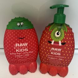 Raw Kids Body Wash + Shampoo and Conditioner 2 x $8