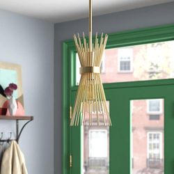 Statement Hourglass Light Fixture