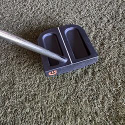 Reset Holder Putter for Left Handed about 34 inches.