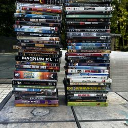 200+ DVDs, $175