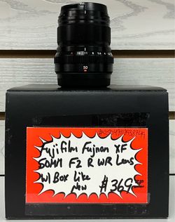 Fujifilm Fujinon XF 50mm F2 R WR Lens W/ Box Like New