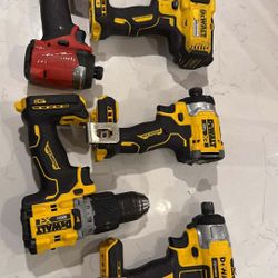 Milwaukee Dewalt Tools 