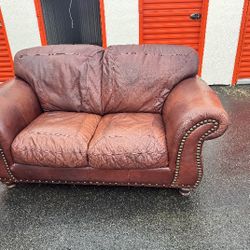 Leather Couch & Love Seat Low PRICE 