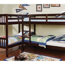 Quadruple Twin Bunk Bed 