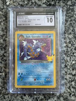 Dark Gyarados celebration 25th Cgc 10