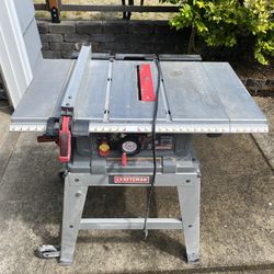 Craftsman 10” Table Saw 