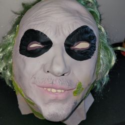Beetlejuice Latex Mask